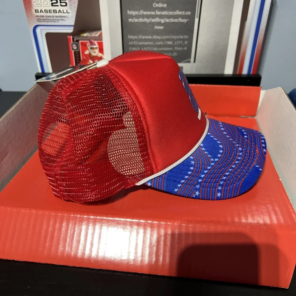 FIFA Can Mex USA Red & Blue Trucker Hat